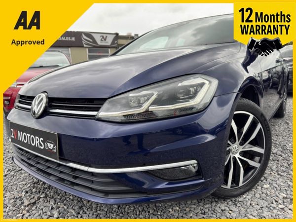 Volkswagen Golf Hatchback, Petrol, 2018, Blue
