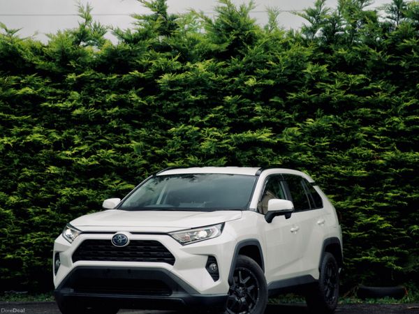 Toyota RAV4 SUV, Petrol Hybrid, 2021, White