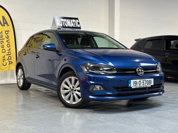 Volkswagen Polo Hatchback, Petrol, 2019, Blue