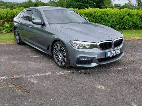 BMW 5-Series Saloon, Diesel, 2018, Blue