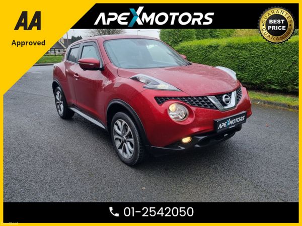 Nissan Juke Hatchback, Petrol, 2017, Red
