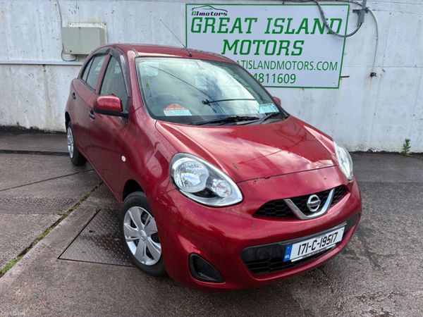 Nissan Micra Hatchback, Petrol, 2017, Red
