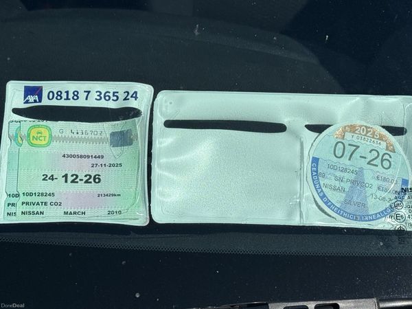 Nissan March Hatchback, Petrol, 2010, Silver