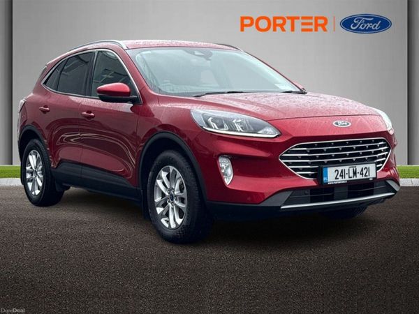 Ford Kuga SUV, Petrol Plug-in Hybrid, 2024, Red