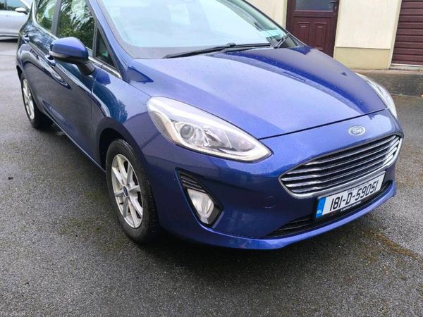 Ford Fiesta Hatchback, Petrol, 2018, Blue