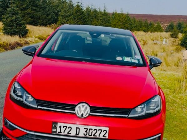 Volkswagen Golf Hatchback, Petrol, 2017, Red