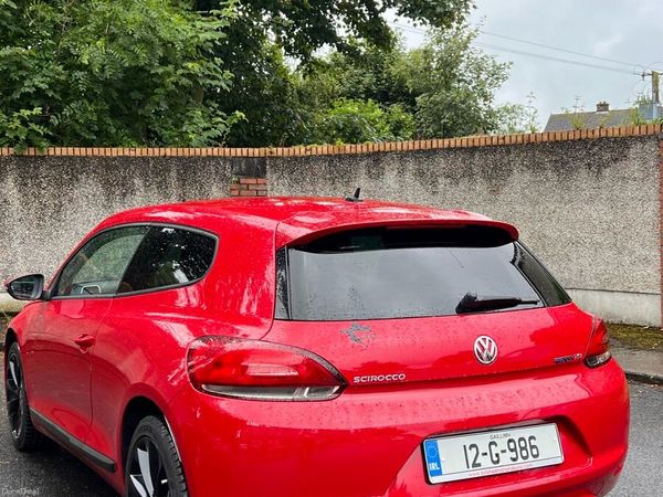 Volkswagen Scirocco Hatchback, Petrol, 2012, Red