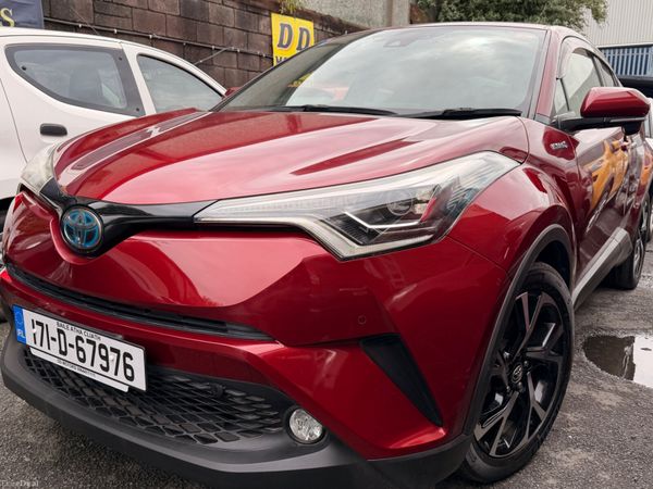 Toyota C-HR Hatchback, Petrol Hybrid, 2017, Red