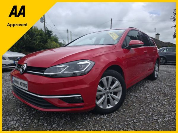 Volkswagen Golf Estate, Petrol, 2018, Red