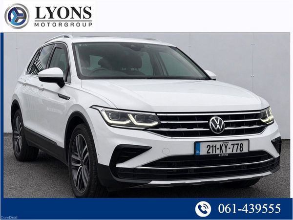 Volkswagen Tiguan SUV, Diesel, 2021, White