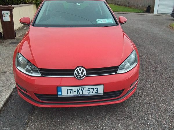 Volkswagen Golf Estate, Petrol, 2017, Red