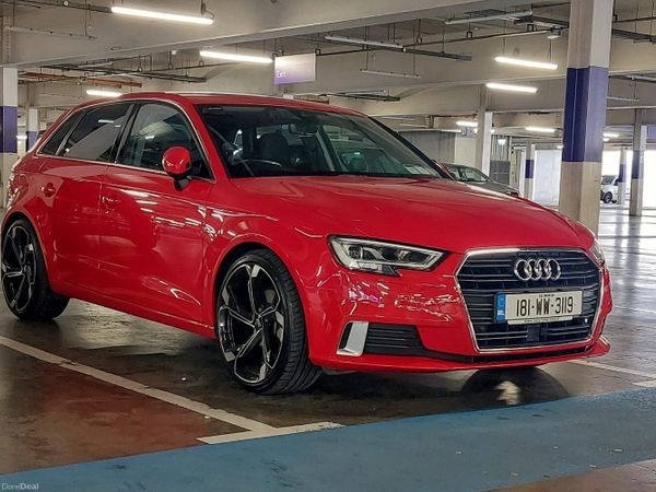 Audi A3 Hatchback, Petrol, 2018, Red