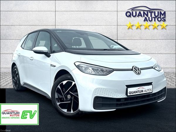Volkswagen ID.3 Hatchback, Electric, 2023, White