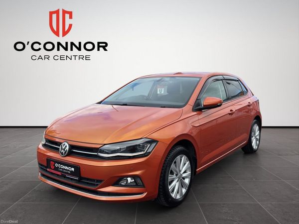 Volkswagen Polo Hatchback, Petrol, 2018, Orange