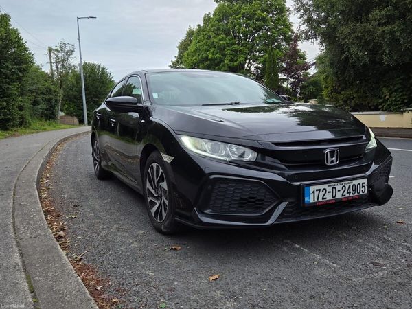 Honda Civic Hatchback, Petrol, 2017, Black