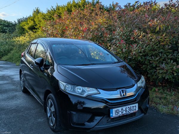 Honda Fit Hatchback, Petrol Hybrid, 2015, Black