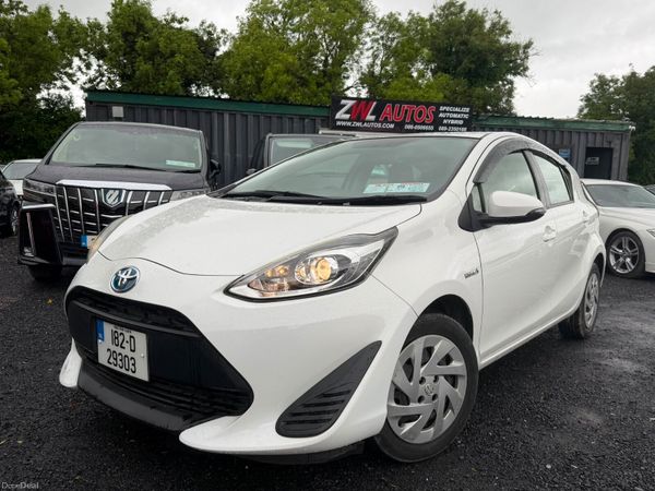 Toyota Aqua Hatchback, Petrol Hybrid, 2018, White