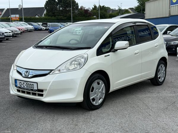 Honda Fit Hatchback, Petrol Hybrid, 2012, White