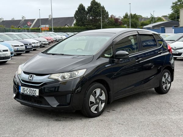 Honda Fit Hatchback, Petrol Hybrid, 2015, Black