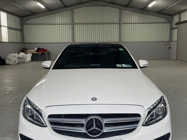 Mercedes-Benz C-Class Saloon, Diesel, 2017, White