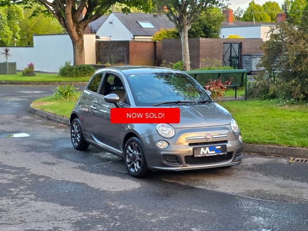 Fiat 500 Hatchback, Petrol, 2014, Grey