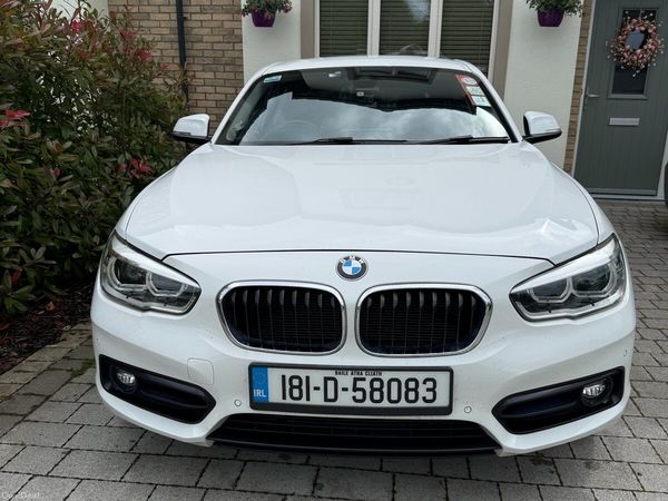 BMW 1-Series Hatchback, Diesel, 2018, White