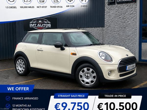 Mini One Hatchback, Diesel, 2016, White