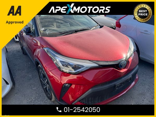 Toyota C-HR SUV, Petrol Hybrid, 2020, Red