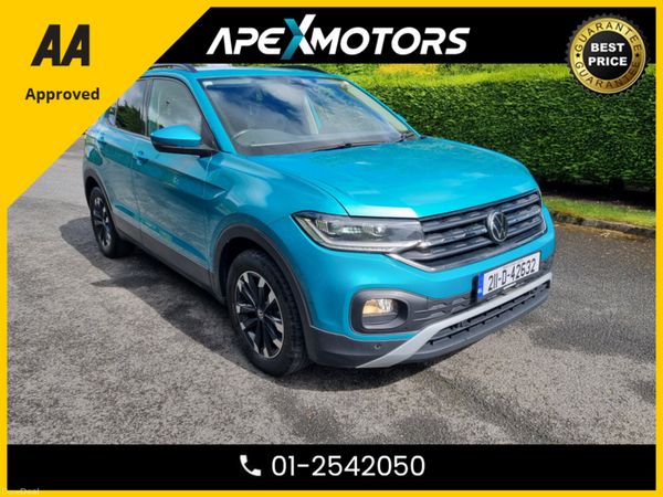 Volkswagen T-Cross SUV, Petrol, 2021, Blue