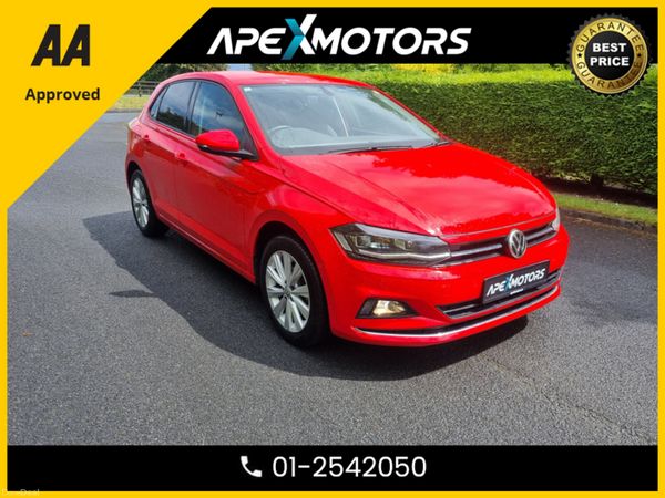 Volkswagen Polo Hatchback, Petrol, 2018, Red