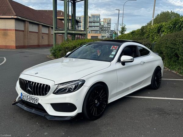 Mercedes-Benz C-Class Coupe, Petrol, 2016, White