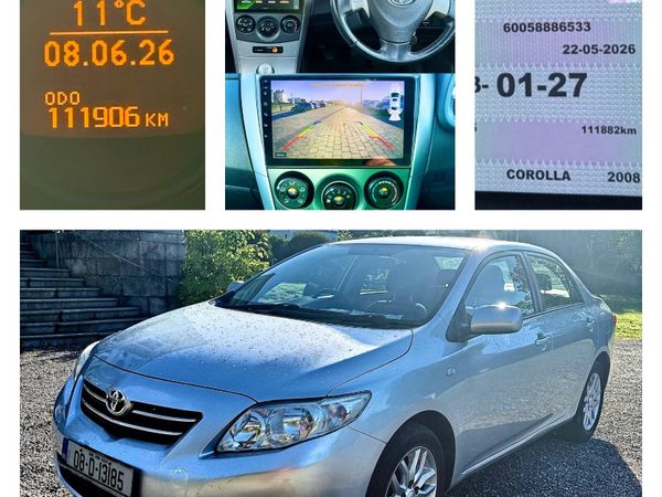 Toyota Corolla Saloon, Petrol, 2008, Silver