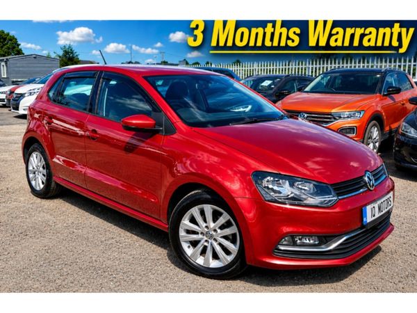 Volkswagen Polo Hatchback, Petrol, 2016, Red
