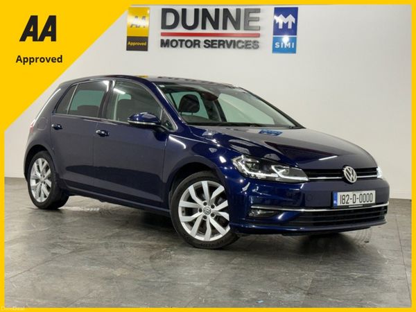 Volkswagen Golf Hatchback, Petrol, 2018, Blue