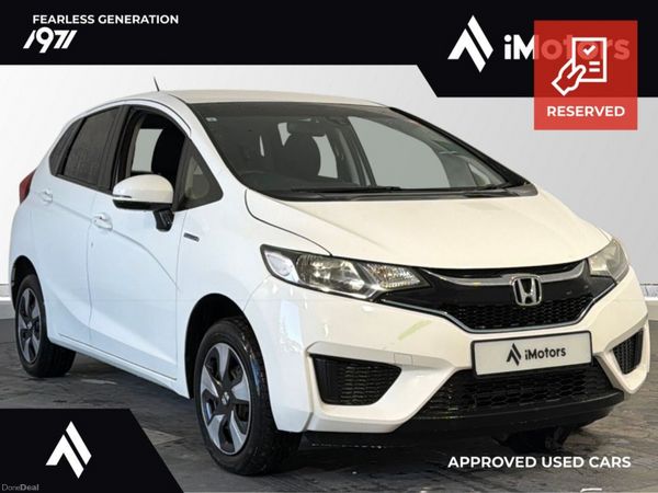 Honda Fit Hatchback, Petrol Hybrid, 2018, White