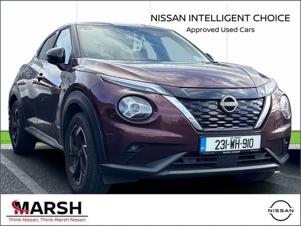 Nissan Juke SUV, Petrol Hybrid, 2023, Red