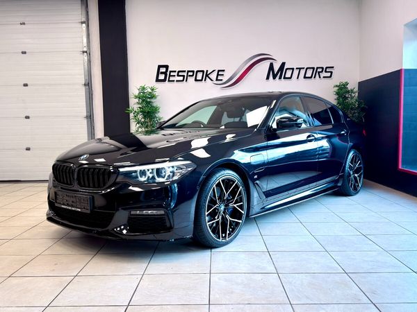 BMW 5-Series Saloon, Petrol Plug-in Hybrid, 2018, Black