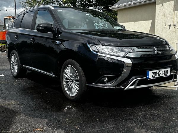 Mitsubishi Outlander SUV, Petrol Plug-in Hybrid, 2020, Black