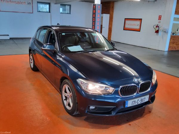 BMW 1-Series Hatchback, Diesel, 2017, Blue