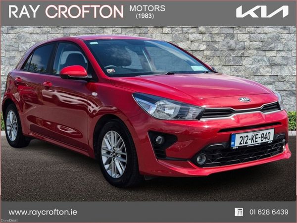 Kia Rio Hatchback, Petrol, 2021, Red