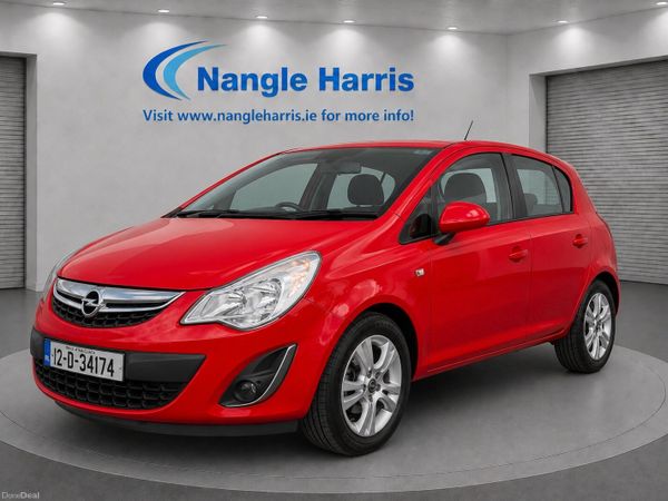 Opel Corsa Hatchback, Petrol, 2012, Red