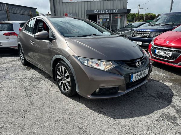 Honda Civic Hatchback, Diesel, 2013, Brown
