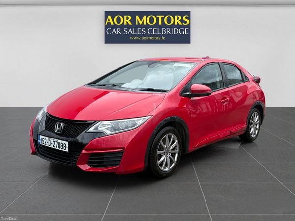 Honda Civic Hatchback, Diesel, 2015, Red