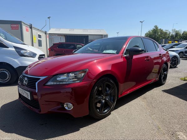 Lexus GS Saloon, Petrol Hybrid, 2013, Red