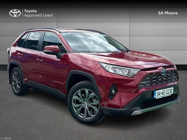 Toyota RAV4 SUV, Petrol Hybrid, 2024, Red