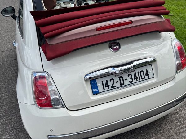 Fiat 500 Hatchback, Petrol, 2014, White