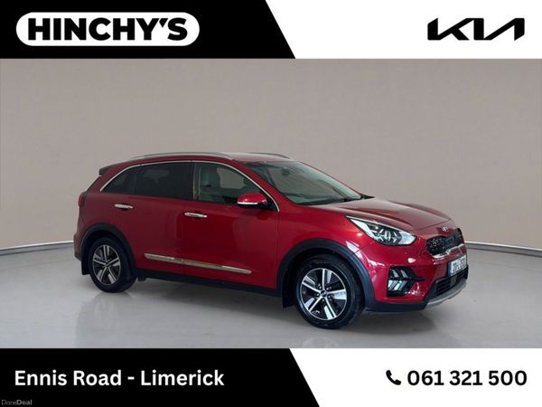 Kia Niro Estate, Petrol Plug-in Hybrid, 2020, Red