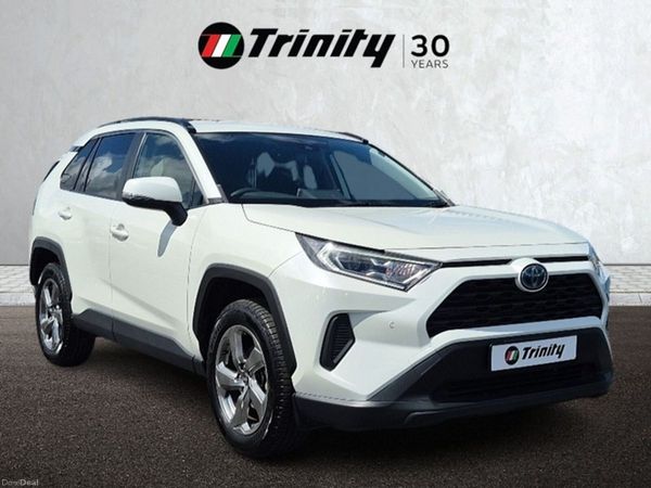 Toyota RAV4 SUV, Petrol Hybrid, 2021, White