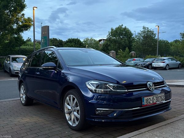 Volkswagen Golf Estate, Petrol, 2018, Blue