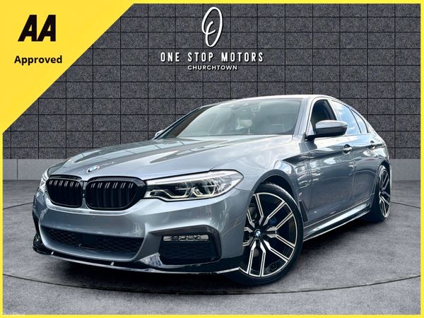 BMW 5-Series Saloon, Petrol Plug-in Hybrid, 2018, Grey